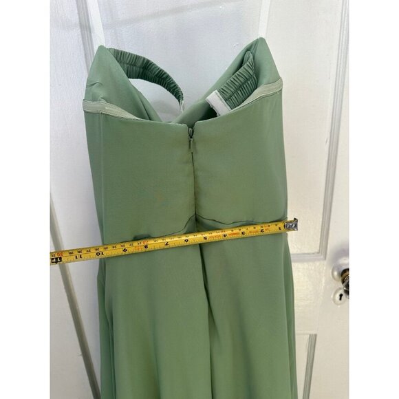 TS Couture Sage Green Strapless Gown – New with Tags - Picture 12 of 12